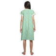 thumbnail image 3 of Moomaya Nightwear For Women Printed Cotton Nightdress Knee Length Sleepwear, 3 of 5