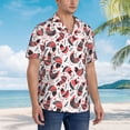 thumbnail image 5 of Goofa Cute Chickens Hawaiian Shirt for Men, Unisex Summer Beach Casual Short Sleeve Button Down Shirts,Aloha Tropical Floral print shirt-Medium, 5 of 9