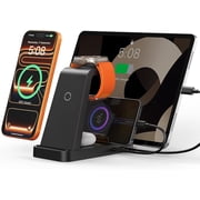 36W Wireless Charger: ETEPEHI 5 in 1 Fast Charging Station Compatible for iPhone 17 16e 16 15 14 13 12 Pro Max iWatch Samsung Tablets iPad