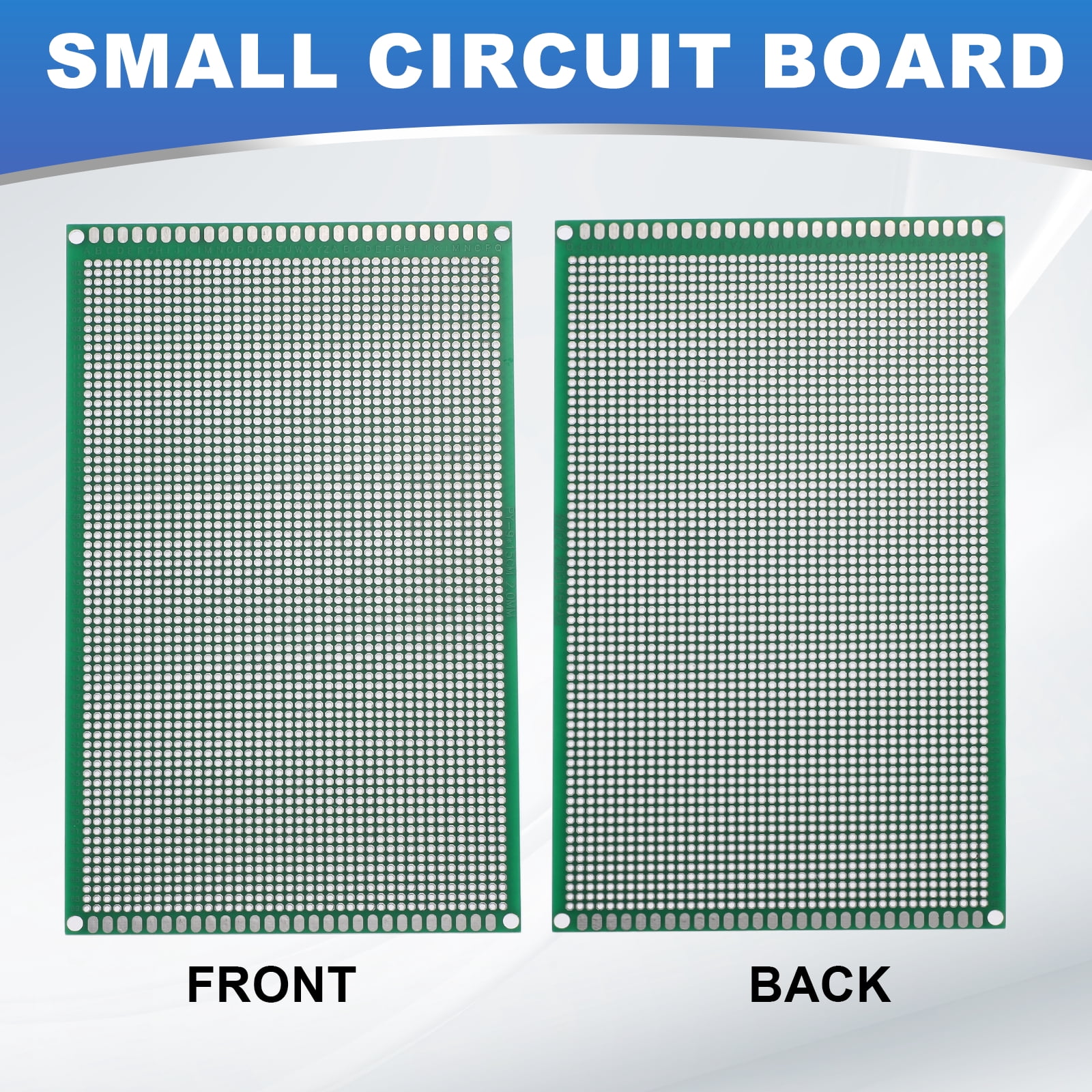 Uxcell 4Pcs Breadboard Solderable 150mm x 90mm Green Circuit PCB Boards Double Sided Tin-Plated PCB Prototype Board for Electronics Prototyping, DIY Circuits Projects