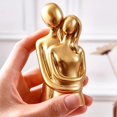 thumbnail image 4 of Eosunjian Embrace Couple Statue Abstract Hugging Couple Statue Modern Nordic Figurine for Room Bedroom Office Decoration Resin Ornament for Anniversary, 4 of 8