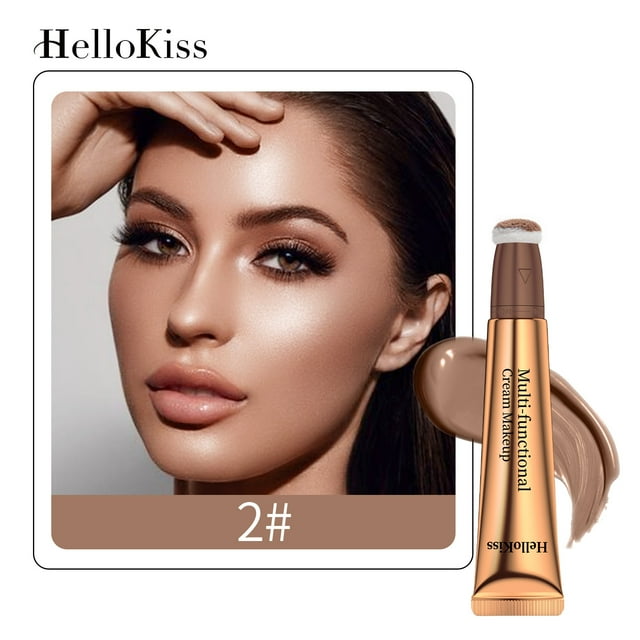 yeacher Hellokiss Multi-Functional Liquid Blush & Highlighter Stick - Natural Glow, Long-Lasting, 10 Shades, 15ml, Travel-Friendly, Skin-Friendly Formula