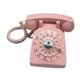 thumbnail image 2 of Abbracc Audio Guest Book Phone Vintage Phone Recorder Classic Desk Telephone Model Pink, 2 of 9
