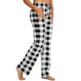 thumbnail image 7 of DEVOPS 2 Pack Women's Star Cotton Pajama Pants Sleepwear (Medium, Black/Mint), 7 of 7
