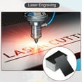 thumbnail image 6 of 0.21mm Metal Business Cards Blank Laser Engraving Aluminum Name Card, Matte Black 300 Pack, 6 of 6