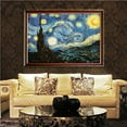 thumbnail image 3 of 1000 Pieces Adult Puzzle Starry Night Jigsaw Colorful Puzzle Oil Painting Game Interesting Games, 3 of 6