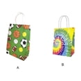 thumbnail image 3 of kurtrusly 20 Pcs Sac de Rangement avec Poignée Sacs Cadeaux Grande Capacité Collations Divers Pochette Extérieure Magasinage Voyage Imprimée, 3 of 6