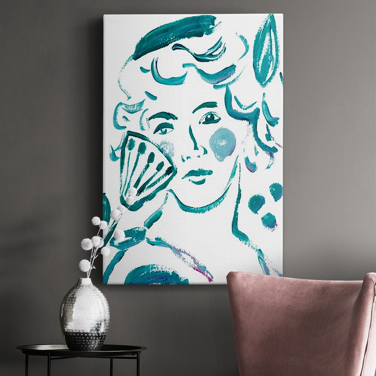 Budding Flower I Premium Gallery Wrapped Canvas - Ready to Hang