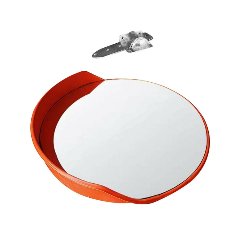 Wide Angle Traffic Mirror - 45cm Outdoor Anti-Theft Convex Mirror for  Driveway, Warehouse Security