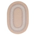 thumbnail image 1 of Colonial Mills NG89R024X132 2 x 11 ft. North Ridge Wool-Blend Braided Rug, Oatmeal, 1 of 1