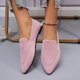 thumbnail image 4 of Zapatos Casuales de las Mujeres de Moda Respirables Zapatos de Trabajo de Toda la Temporada con Dedos Puntuados Suelas Planas Aberturas Poco Profundas Y Alta, 4 of 7