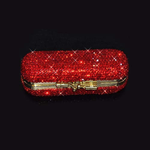 Bestbling Bling Rhinestone Crystal Lipstick Case Holder Organizer bag