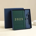 thumbnail image 1 of Limited Time Savings,Other Decoration,2025 Agenda Book, 365 Days Daily Program Management Notebook, Self-Discipline Planner with Yearly Calendar and Punch Card, | Paper, Green-722 MIANHT, 1 of 9