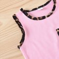thumbnail image 4 of kaprioy Toddler Infant Kid Baby Girl Shorts Outfit Short Sleeve Leopard Vest Top Cheetah Print Pants Summer Clothes Set, 4 of 9