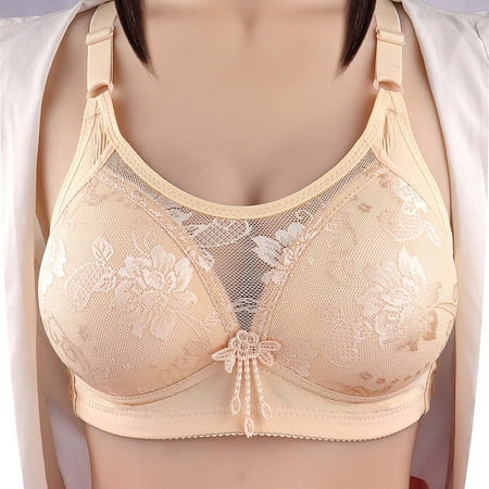 

CQCYD Plus Size Bra Women s Bras Wireless Full Coverage Plus Size Minimizer Non Padded Comfort Soft Bra Multipack Deals of the Day