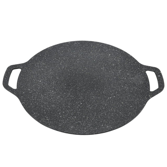 Oubit Poêle à Barbecue, Poêle à Barbecue Ronde Coréenne Grill pour Extérieur Ultra Réactive