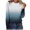 Navy, variant on YWDJ Shirts for Women Graphic Tees Long Sleeve Dip Dye with Crew Neck Long Sleeve Blue L