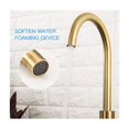 thumbnail image 3 of Brushed Gold Stainless Steel Kitchen Faucet Front Sink Countertop Sink Kitchen Mixer Tap Hot and Cold Water Faucet, 3 of 5