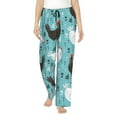 thumbnail image 2 of Goofa Lovely Roosters Printed Soft Pajama Pants for Women, Wide Leg Comfy Casual Lounge Yoga Pants-XX-Large, 2 of 9