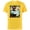 Yellow, variant on Escape from the Planet of the Apes 1971 Dr Zira Movie Poster - Short Sleeve Cotton T-Shirt for Adults - Customized-Black