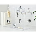 thumbnail image 2 of CHOK Two Row Sunglasses Rack 10 Pairs Glasses Holder Display Stand Transparent, 2 of 7