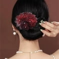 thumbnail image 6 of ADruer Hand Embroidered Flower Deft Bun, Moños De Pelo Para Mujer, Deft Bun Hair Twister, Hair Clip Ball, Hair Bun Roller Flower, Sheer Fabric Hair Accessories (3, 1#2#3), 6 of 7