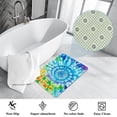 thumbnail image 3 of Tie Dye Polyester Indoor Mat Office Floor Mat Non-Slip Machine Washable, 3 of 6