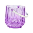 thumbnail image 4 of Cubo de hielo transparente BLESIY enfriador de vino y cerveza morado, 4 of 6