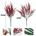 thumbnail image 4 of Vrorvz 10 Pack Artificial Hanging Plants for Fall and Holiday Decorations Indoor Outdoor Greening Gardens Porches Weddings Farmhouses Terraces Realistic Long Lasting Leaves and Buds Red, 4 of 7