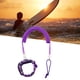 thumbnail image 2 of Correa de tabla de surf de 10 pies, cuerda de pie de pierna de resorte en espiral de 5 mm, cordón de TPU, tabla de remo Violeta Cola Correa de tabla de surf, 2 of 8