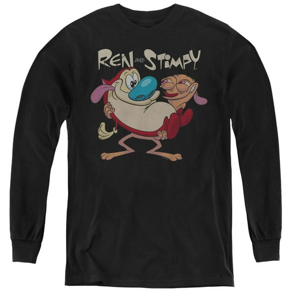 Ren and Stimpy Two of a Kind Youth Long Sleeve T shirt
