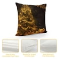 thumbnail image 4 of SHANXI  Merry Christmas Pillowcase Black Background with Glittering Gold Christmas Tree Pattern Throw Pillow Cushion Cover Home Office Bed Decorative 24x24in, 4 of 5
