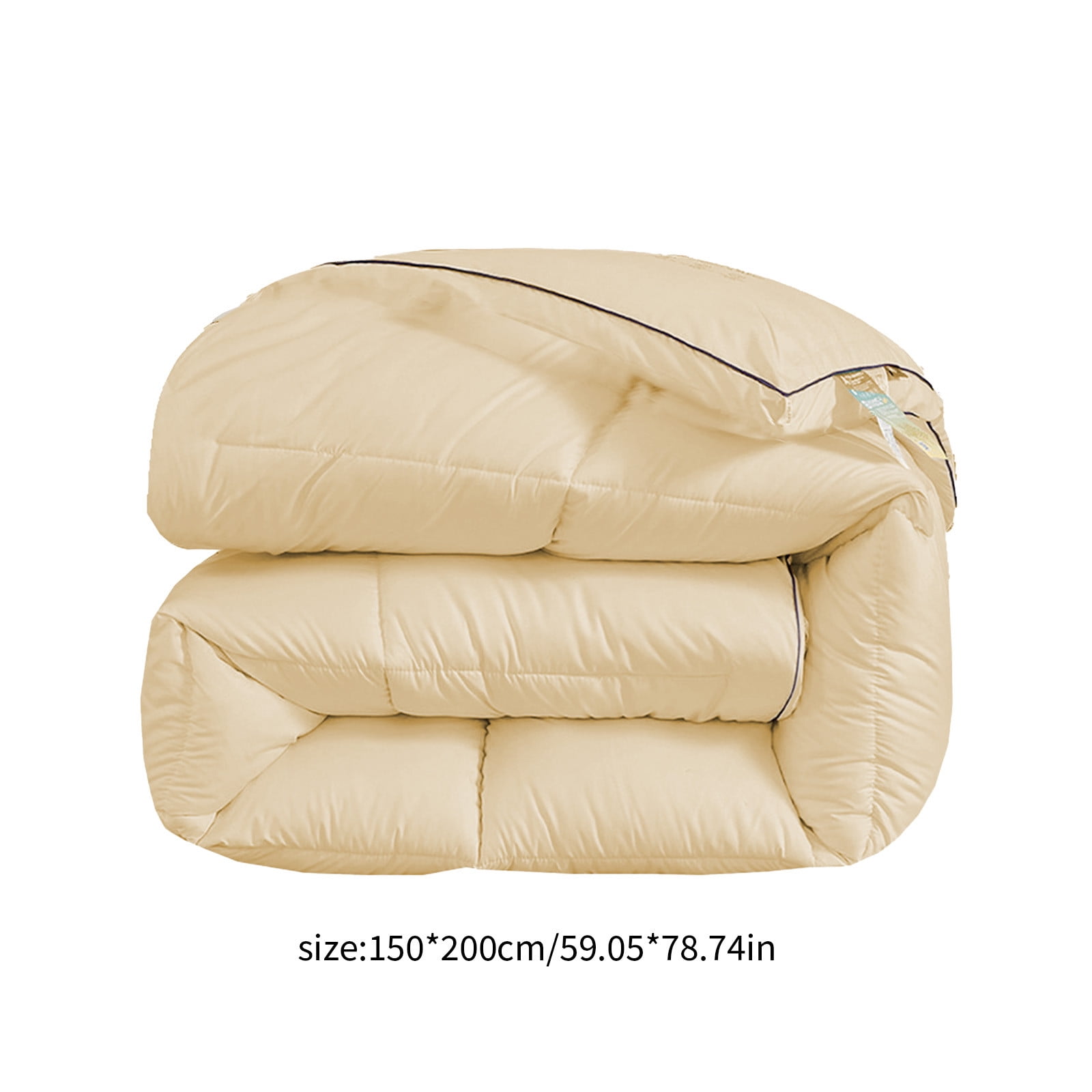Jubipavy Lightweight Cotton Quilt Machine Washable Quilt Ideal For Air Conditioned Rooms All-Season Cool Comfort Easy Care Summer Saving