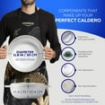 thumbnail image 3 of Universal (Medium Size) Caldero 18 Cups - 6.3 QT / 6 L, Stainless Aluminum Pot, Even Heat Distribution and Fast Cooking Dutch Oven Pot, Ergonomic Handles, Ideal for Rice, French Fries, and More, 3 of 8