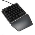thumbnail image 4 of One Handed Keyboard 35 Keys USB Wired RGB Backlit Blue Switch Ergonomic Half Keyboard for Gaming Office Work, 4 of 4