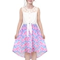 thumbnail image 2 of Girls Dress Lace Hi-lo Sundress Fish Scale Mermaid Tale Sleeveless 12 Years, 2 of 7