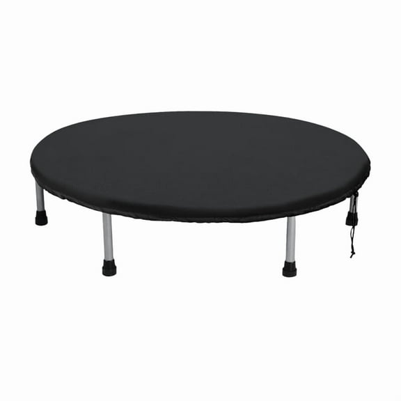 Mini Trampoline Cover Waterproof Fitness Protective Trampoline Round Covers for Indoor Outdoor Garden Rebounder 102x11cm,1 x Mini Trampoline Cover,Black