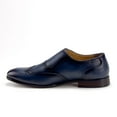 thumbnail image 2 of Men's C-360 Single Monk-Strap Wing Tip Dress Loafer Shoes, Navy, 10, 2 of 4