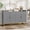 Gray, variant on TROPOW 47.2" Fluted Sideboard with Storage Cabinet, Modern Kitchen Sideboard with Adjustable Shelves, Media Console Buffet Cabinet with Doors for Living Room, Kitchen, Entryway
