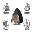 thumbnail image 3 of Funda protectora impermeable y a prueba de polvo para sillas colgantes de patio, funda negra para asiento de columpio para exteriores, 3 of 5