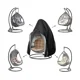 thumbnail image 3 of Funda protectora impermeable y a prueba de polvo para sillas colgantes de patio, funda negra para asiento de columpio para exteriores, 3 of 5