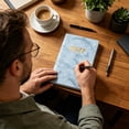 thumbnail image 5 of 2027 Marbling Planner A6 Blue - Thick Paper PU Leather Hardcover, Weekly/Monthly/Daily Calendar, 6.93 x 3.74", Back to School Supplies for Students & Teachers, 5 of 6