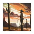 thumbnail image 1 of Picket Line Protestators - Canvas, 1 of 10
