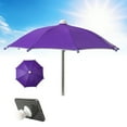 thumbnail image 2 of Phone Umbrella Stand, 2025 New Sun Shade Mini Umbrella for Cell Phone with Adjustable Fist Style Suction Cup, 10.63*8.66 Inch Universal Anti-Glare Sun Visor for Outdoor, 2 of 9
