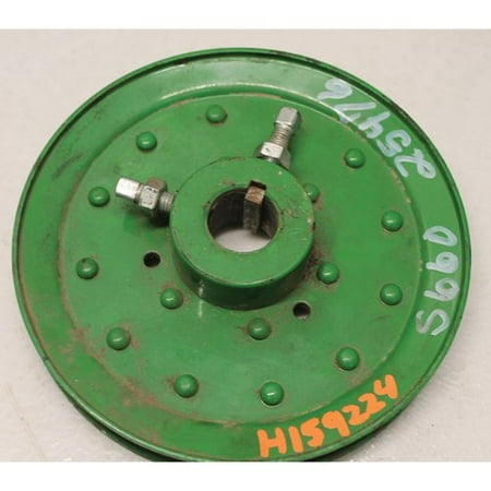 - Rotary Screen Drive Pulley, Used, John Deere, H159224