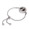 thumbnail image 4 of Brazalete de Aromaterapia de Acero inoxidable, Diseño de Imán de Placas de Aromaterapia Ajustable Resistente para el Uso Diario para la Graduación Para la Fiesta de NaviDad, 4 of 7