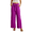 07-Dragon fruit red, variant on Women's Wide Leg Pants with Pockets High Waist Adjustable Knot Loose Casual Trousers Business Work Casual Pants Dragon fruit red Small