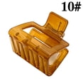 thumbnail image 4 of French Hair Claw Clip Small Solid Color Rectangle Hair Clamp Geometric Hair Claw, 4 of 10