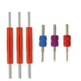 thumbnail image 3 of OUNONA 6 Pcs Outil de Retrait de Noyau de Pneu pour Outils de Réparation de Pneu Automobile Bricolage Utilisateurs Réparation de Vélo Acier Inoxydable Rouge, 3 of 5