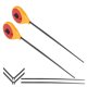 thumbnail image 1 of Mini Caña De Pescar En Hielo, Kit De Caña De Pescar, 2 Juegos De Accesorios De Pesca, Caña De Pescar En Hielo, Resistente A La Corrosión Para Pesca En Hielo Fácil De Operar ANGGREK Otros, 1 of 8